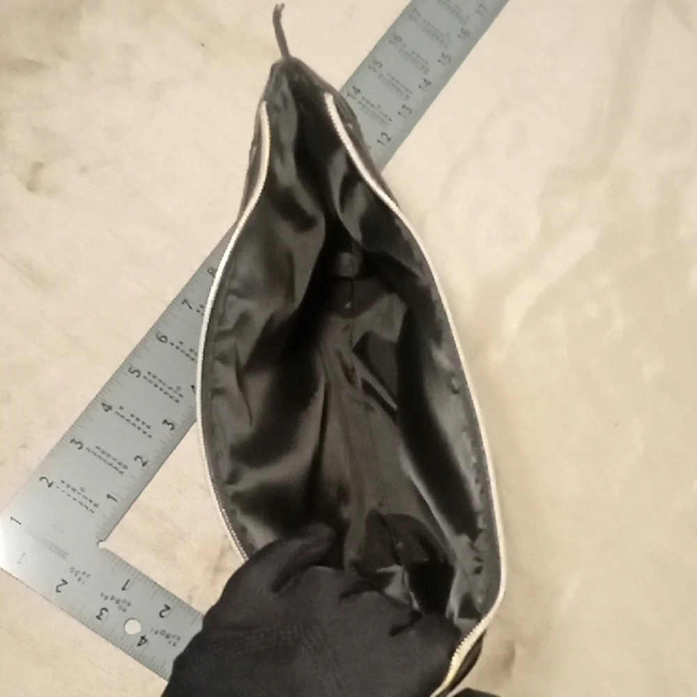 Black Bat Wing Crossbody Bag with Orange Star